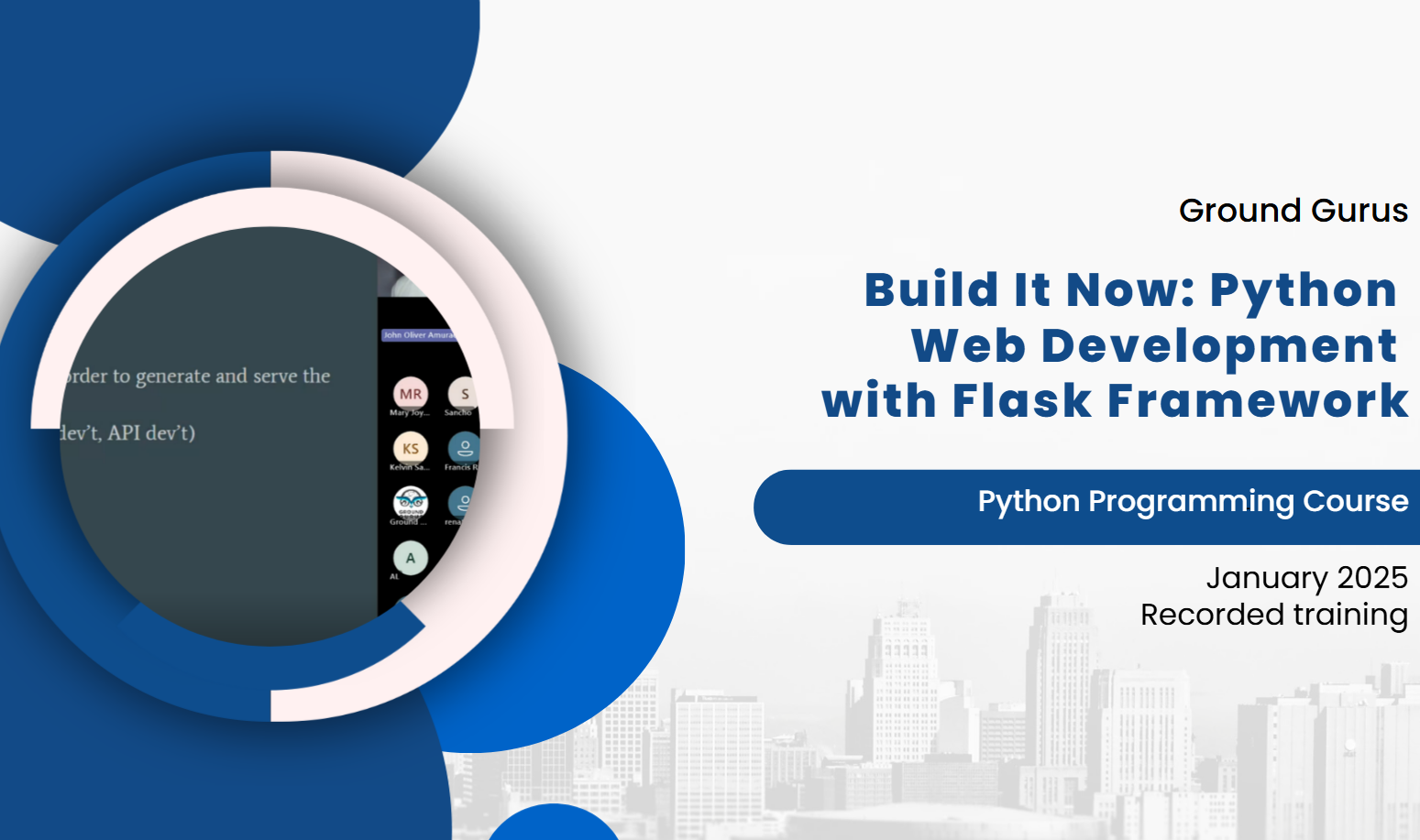 Build It Now: Python Web Development with Flask Framework
