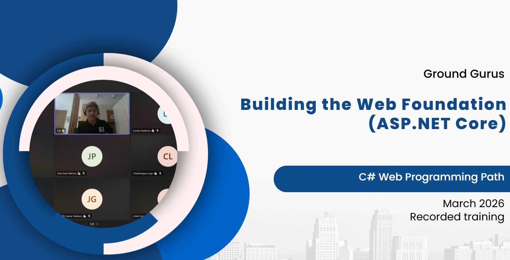 Building the Web Foundation (ASP.NET Core)