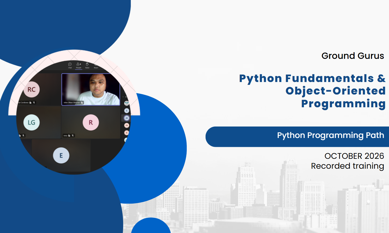 Python Fundamentals & Object-Oriented Programming (OOP)
